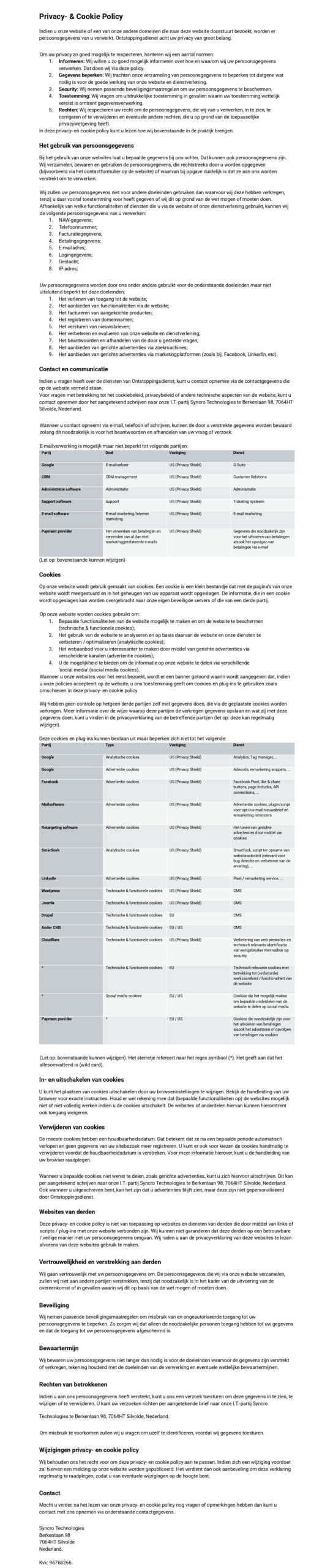 Ontstoppingsdienst GDPR Privacy en Cookie Policy 1 scaled -